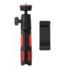 Selfie Stand Tripod PULUZ with Phone Clamp for Smartphones (Red)