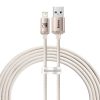 Kabel USB do iP Baseus Crystal Shine, 2.4A, 2m (różowy)