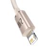 Kabel USB do iP Baseus Crystal Shine, 2.4A, 2m (różowy)