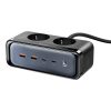 Power strip 2 konnektorral 6in1, 2x USB-C, 2x USB-A Mcdodo CH-4610, EU (fekete)