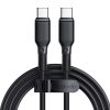 GaN Mcdodo CH-1543 hálózati töltő, 2x USB-C, 1x USB, 67W + USB-C-ről USB-C-re 2m kábel (fekete)