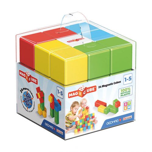 Magicube Color Újrahasznosított kristály mágneses blokkok 24 elem GEOMAG GEO-056