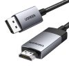 kábel DisplayPort do HDMI Ugreen DP119, 4K 60Hz, 3m (czarny)