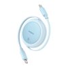 Baseus Free2Pull Mini USB-C to USB-C 60W USB cable, 1m (blue)