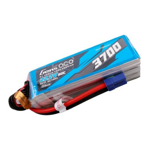 Gens ace G-Tech 3700mAh 22.2V 60C 6S1P Lipo akkumulátor csomag