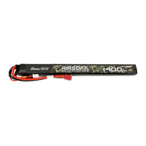 Gens ace 25C 1400mAh 3S1P 11.1V Airsoft Gun Lipo akkumulátor T dugóval