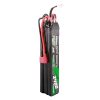 Gens ace 25C 2400mAh 3S2P 11.1V NUNCHUCK 3X Airsoft Gun Lipo Battery with Deans(T) Plug