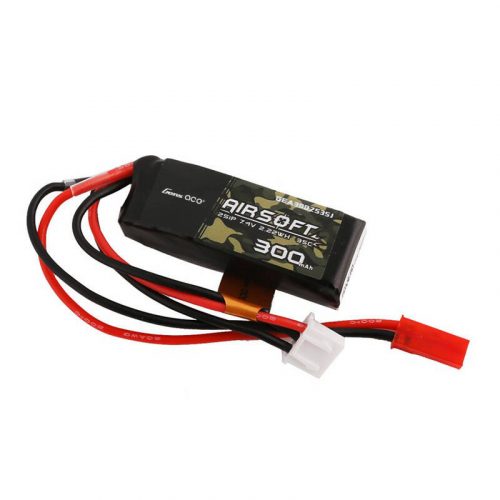 Gens ace 25C 3000mAh 2S2P 7.4V nyerges Airsoft Gun Lipo akkumulátor Mini Deans(T) dugóval