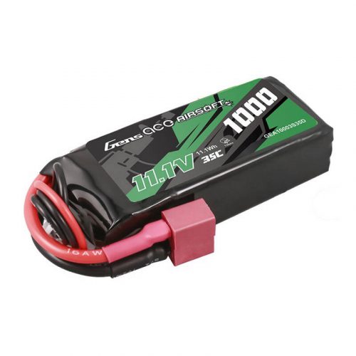 Gens ace 35C 1000mAh 3S1P 11.1V Airsoft Gun Lipo akkumulátor T dugóval