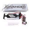 Gens ace Advanced G-Tech 5300mAh 11.4V 3S1P 100C HV autó Lipo akkumulátor csomag Hardcase Deans dugóval