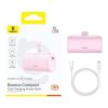 Powerbank Baseus Compact USB-C 5000mAh, 20W (pink)