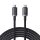 Fast Charging Cable Baseus Crystal Shine USB-C to USB-C 100W, 1,5m, 20Gb (black)