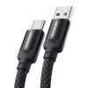 USB to USB-C cable, Essager, EXCT-YS01-P, 100W, 1m (black)