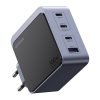 Fali töltő Ugreen Nexode Air 100W, 3x USB-C, USB (szürke)