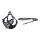 Dogness cat leash+harness walking set (black and white)