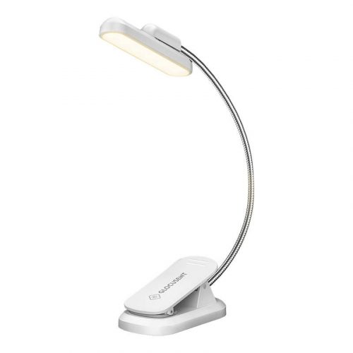 Wireless lamp Glocusent Rotatable Book Light, USB-C 1000mAh (White)