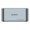 Orico docking station for 2.5" / 3.5" HDD / SSD, 5Gbps, USB-C to USB-C/A with cloning function (black)