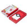 Mágneses powerbank OTL 5000 mAh, USB-C 15W, Pokemon Pokeball állvánnyal (piros-fehér)