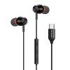 Mcdodo HP-3490 in-ear, vezetékes fejhallgató, USB-C (fekete)