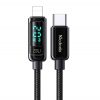 Mcdodo CA-8810 USB-C Lightning kábel, 36W, 1.2m (fekete)