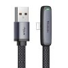 Mcdodo CA-2790 USB-ről villámra csatlakozó szögkábel, 1.2m (fekete)