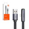 Mcdodo CA-2790 USB-ről villámra csatlakozó szögkábel, 1.2m (fekete)