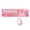 MOFII Lovely 2.4G Wireless Keyboard + Mouse Set (Pink)