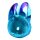 MOFII Wireless+Bluetooth Mouse Rabbit M6DM Chromed (Blue)