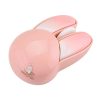 MOFII Wireless Mouse + Bluetooth Rabbit M6DM Oil Painting (White-Pink)