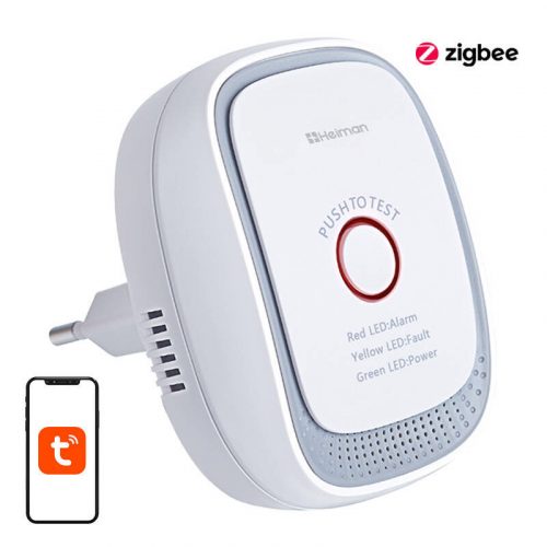 ZigBee Heiman HS1CG-E Tuya intelligens földgázszivárgás-érzékelő