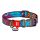 Nylon dog collar with QR code Waudog "Summer" size XL