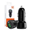 Mcdodo CC-5970 car charger, USB + USB-C 38W (black)