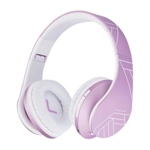 Wireless Headphones for kids PowerLocus P2 (pink-white)