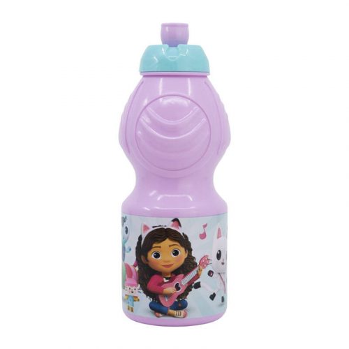 Sport palack gyerekeknek STOR 21232 400 ml Gabby babaháza (rózsaszín)