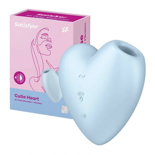 Clitoral massager Satisfyer Cutie Heart (blue)