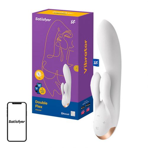 Vibrator Satisfyer Double Flex with App (White)