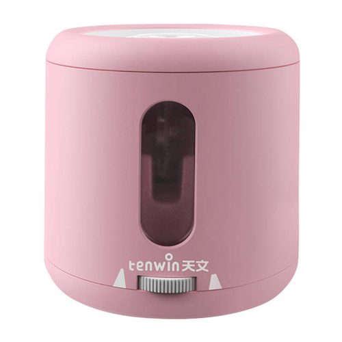 Tenwin 8035-4 battery/USB electric sharpener with container (pink)