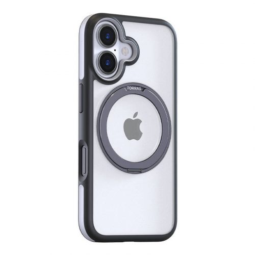 Torras Ostand R Fusion Case for iPhone 16 (Black)