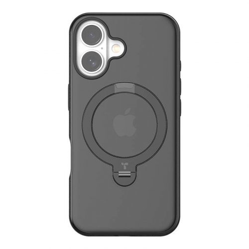 Torras Ostand Spin Case for iPhone 16 (Black)