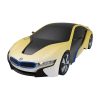 RASTAR R/C 1:24 BMW i8 távirányítású autó - UV-érzékeny (fehér és sárga)