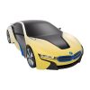 RASTAR R/C 1:24 BMW i8 távirányítású autó - UV-érzékeny (fehér és sárga)