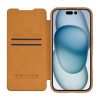 Etui Nillkin Qin Prop Leather iPhone 16 (brązowy)