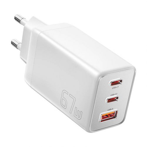 Essager ECT67W-LJB02-Z GaN 67W 2C+A Charger (white)