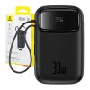 Powerbank Baseus QPow 2 10000mAh 30W 2xUSB-C (black)