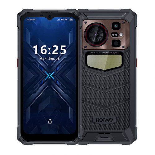 HOTWAV W11 okostelefon - 6.6'' 6+6/256 GB Barna