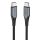 USB-C to USB-C 100W Vention TAHHD 5A 0.5m USB 3.1 Gen2 4K cable (gray)