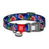 Waudog "Fig" nylon dog collar with QR code, size M