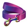 WAUDOG gradient nylon dog leash, length 122cm, purple