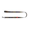 Waudog nylon dog leash, "NASA" pattern, 25 mm wide, 152-183 cm long