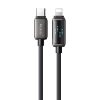 Mcdodo CA-2630 USB-C Lightning kábel, 36W, LED kijelző, 1.2m